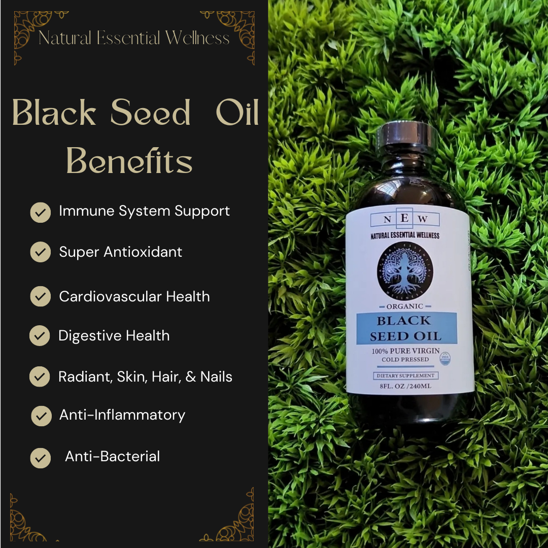 Natural Essential Wellness Organic Black Seed Oil